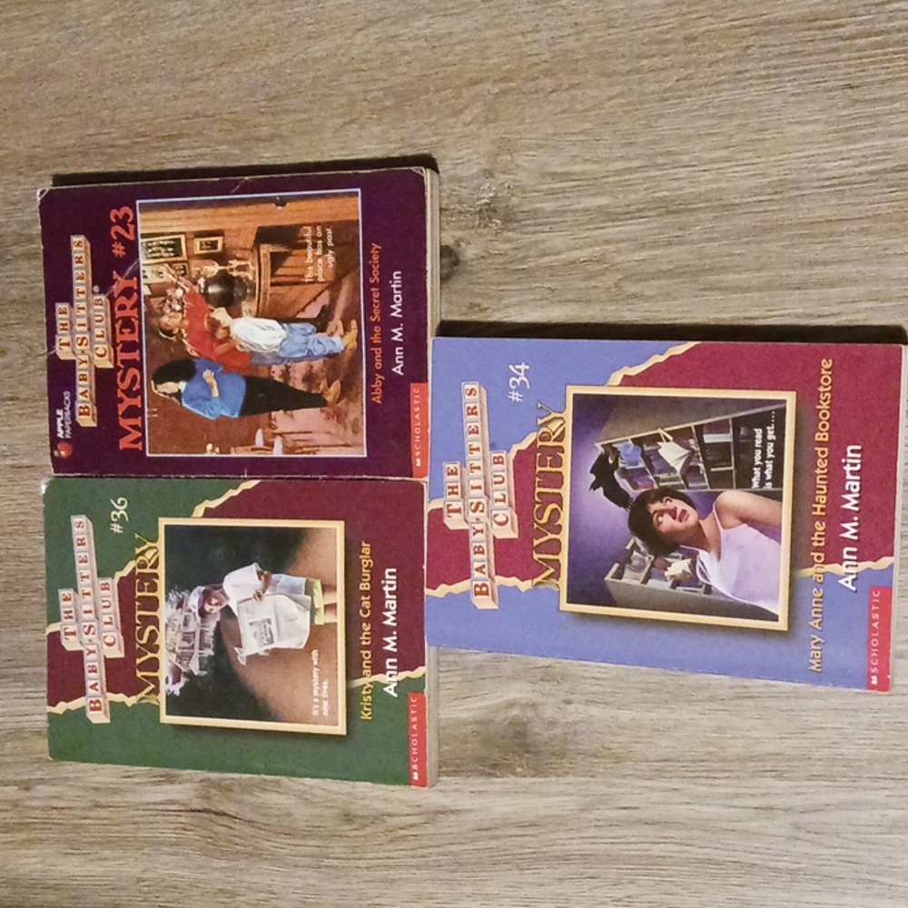 Vintage baby sitter club books